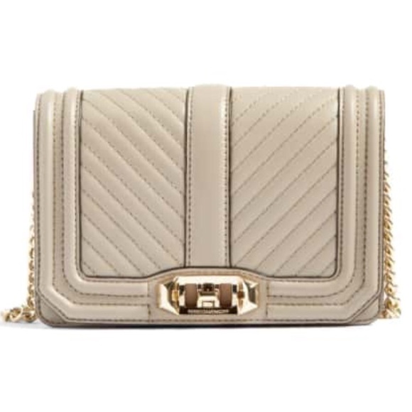 Rebecca Minkoff Handbags - NWOT Rebecca Minkoff Small Grey Leather Crossbody